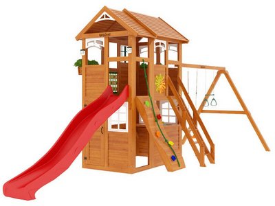 Детская площадка для дачи Клубный домик 2 Luxe